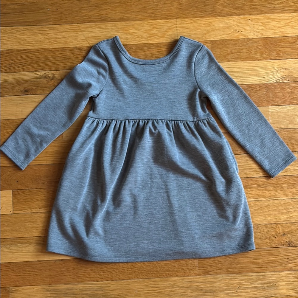 Gray Long Sleeve Dress